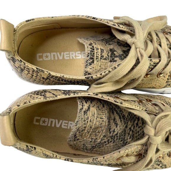 Converse Sneakers Womens Size 7 All Star 70‎ Ox Snake Skin Low Top Shoes - Picture 8 of 12